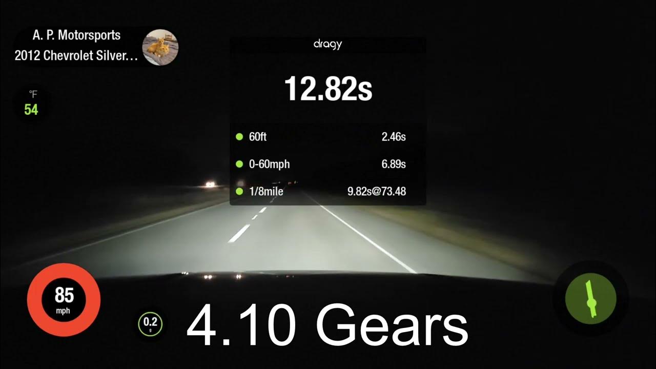 Silverado rear gears before and after 3 42 vs 4 10 youtube