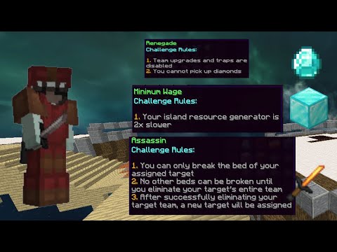 Quest to complete all bedwars challenges #2 | Hypixel Bedwars - YouTube