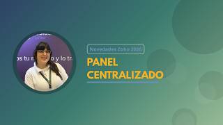 Novedades 2026 - Panel centralizado Zoho One