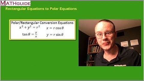 Rectangular Equations To Polar Equations