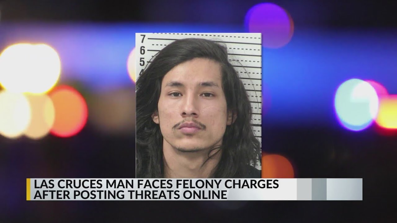 Las Cruces man charged after threats to shoot up a school - YouTube