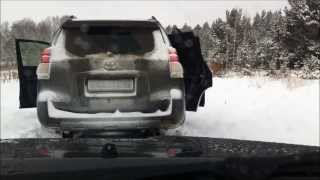 Toyota Land Cruiser Prado и Hover H3 покатушки по снегу