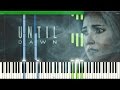 O Death - Amy Van Roekel (Until Dawn Intro Song) [Synthesia Piano Tutorial]