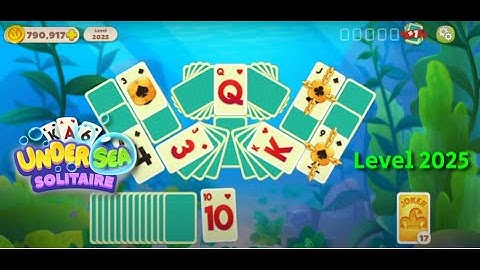 Level 2025 Walkthrough | Undersea Solitaire Tripeaks [February 2023]