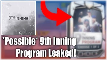 *Possible* 9th Inning Program Leak!? Insane New Finest Bosses! MLB The Show 19 Diamond Dynasty