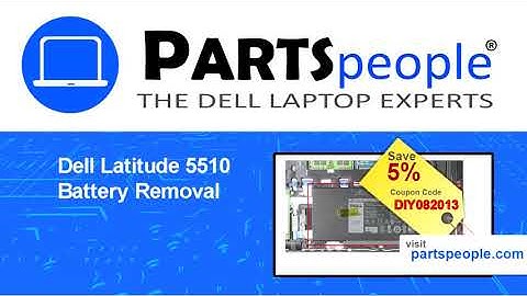Dell Latitude 5510 (P80F002) Battery How-To Video Tutorial