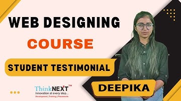 Web Designing Course in Chandigarh | Student Testimonial Deepika | ThinkNEXT