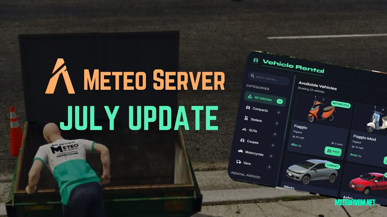 July Update | Meteo FiveM Server Special edition | V1.2.7