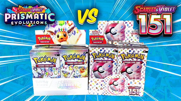 Pokémon Prismatic Evolutions Booster Box vs 151 Booster Box!