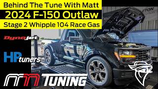 Stage 2 Whipple Race Gas Tune | 2024 F-150 Outlaw Sport | On The Dyno /// Behind The Tune With Matt