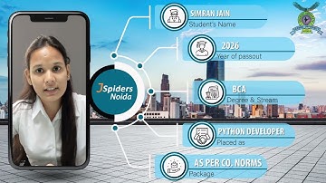 PYTHON DEVELOPER || JSPIDERS NOIDA || PLACED STUDENT REVIEW