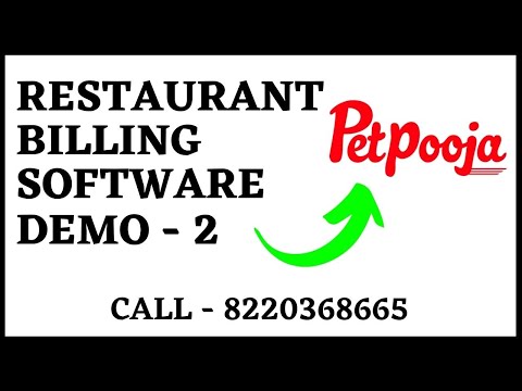 Petpooja Restaurant Billing Software - 2 / call us 8220368665