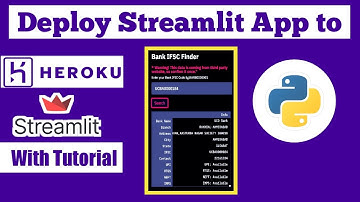 Deploy Streamlit App on Heroku | Streamlit Tutorials