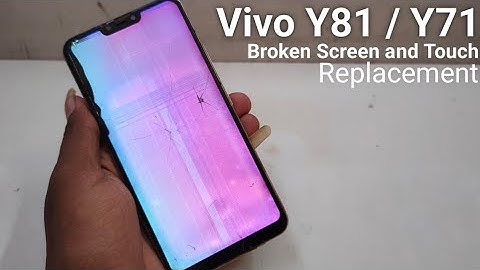 Vivo Y81/Y71 Broken Screen and Touch Replacement || Y81 No Display Graphics || How To Replace Screen