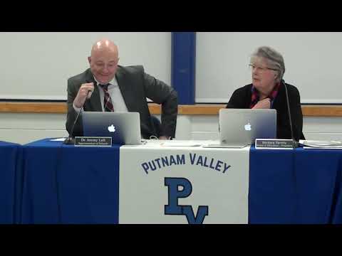Putnam Valley Board of Education Meeting - January 19, 2023