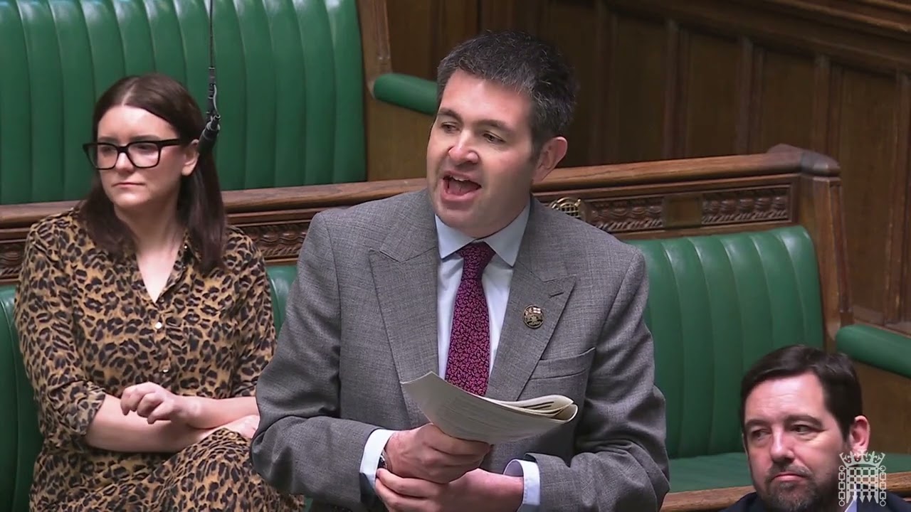 Shaun speaks on Newdale fire in Parliament