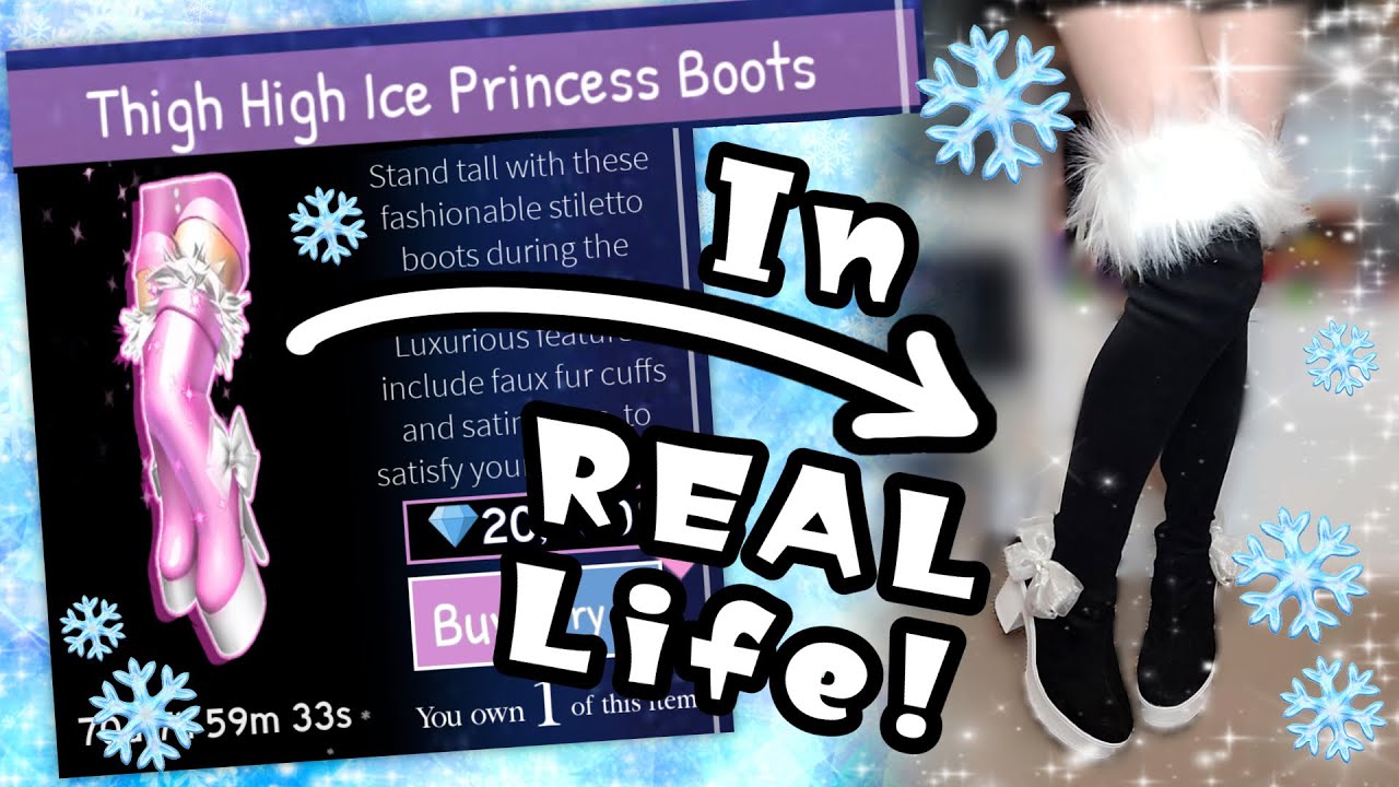 Thigh high ice boots Clearance