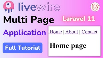 Laravel Livewire Multi Page App in Minutes : Full Tutorial [HINDI]