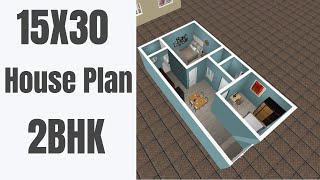 15X30 Ghar ka Naksha || 15X30 House Plan || 50 Gaj House Design