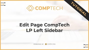 Edit Page:   CompTech LP Left Sidebar