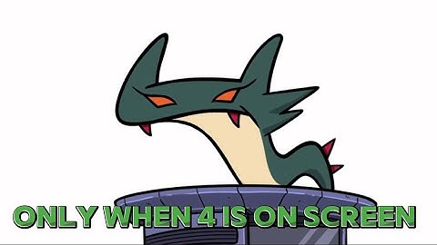 Number lore 4 but only when 4 is on screen