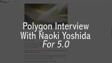 FFXIV: Polygon Interviews Naoki Yoshida on 5.0