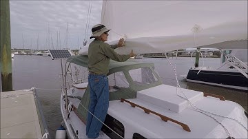 Fitting New Sails  - Triton Osprey Refit Part 22