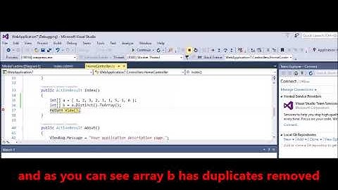 MVC - C# - How to remove duplicates from array