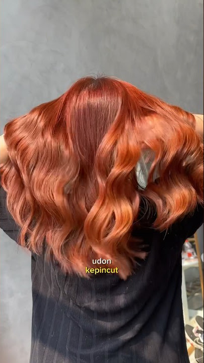 Rambut merah jahe ✨ full video di tiktok atau reels aku ya @fannykondoh