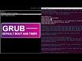 Comment Modifier Le Démarrage Et La Minuterie Par Défaut De GRUB mp3