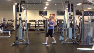 Cable Push Press