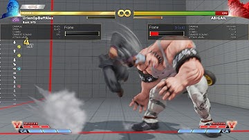Abigail headbutt loop mid screen stray hit
