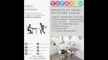 Height Adjustable Tables in Noida India ➡ Workstation Tables in Noida Must See!