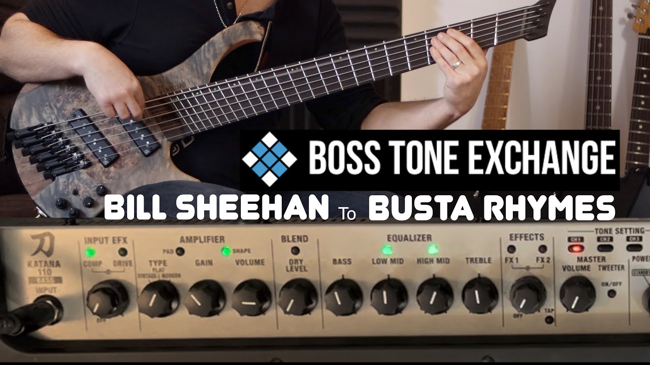 Katana Bass Amp from BOSS Patch Download and Overview - YouTube