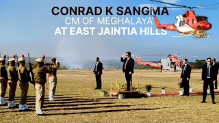 Conrad K. Sangma Chief Minister Of Meghalaya Cm At East Jaintia Hills District Meghalaya