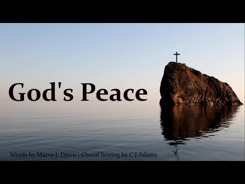 God's Peace | Come Away From Rush and Hurry | Beach Spring | Choir with Lyrics | Sunday 7pm Choir