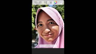 Tutorial smudge painting Android full 2018 via sketchbook+voice #PART 2
