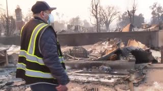 Altadena resident returns to home destroyed by wildfires