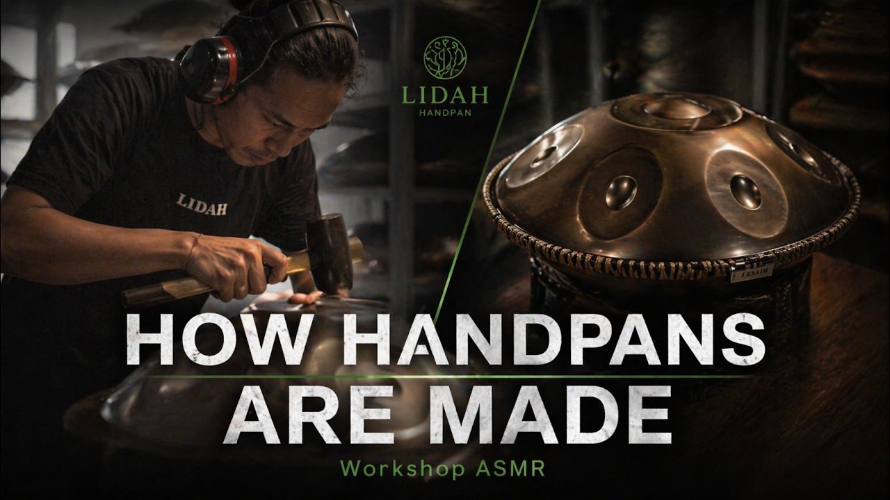 How Handpans Are Made | Workshop ASMR, Tuning & Hammering