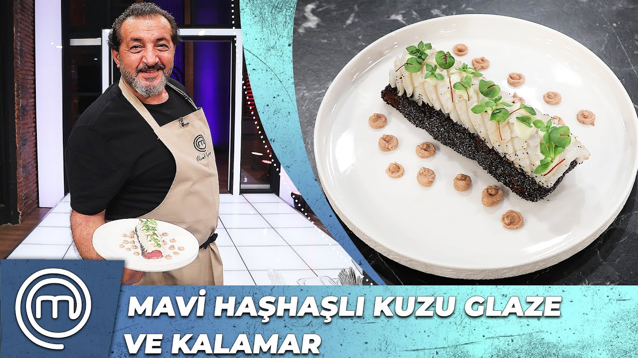 Mehmet Şef'in Dokunulmazlık Yemeği: Mavi Haşhaşlı Kuzu Glaze ve Kalamar