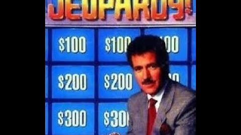 Jeopardy! 1995 PC 2nd Run Game #1 (Part 1)