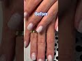 Before and after 2023trends gelnails 2023shortsviral beforeandafter nails trendingnails