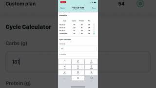 How to Set Custom Macros in the FASTer Way to Fat Loss App screenshot 2