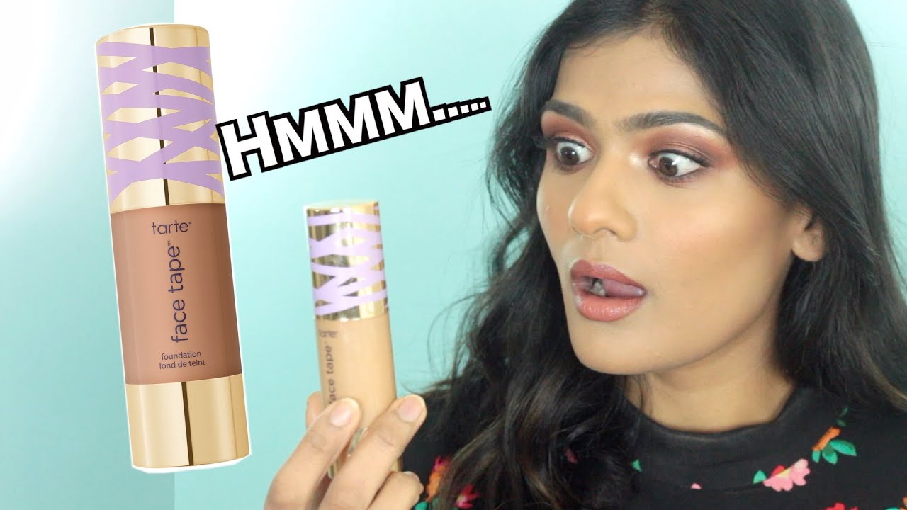 Tarte Face Tape Foundation Review/Demo/WearTest on Tan/Medium/Brown