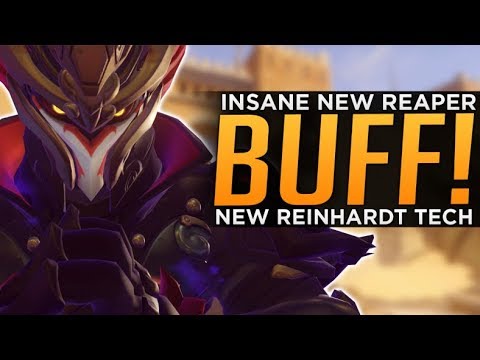 Overwatch: HUGE Reaper BUFF! - NEW Reinhardt Tech! - YouTube