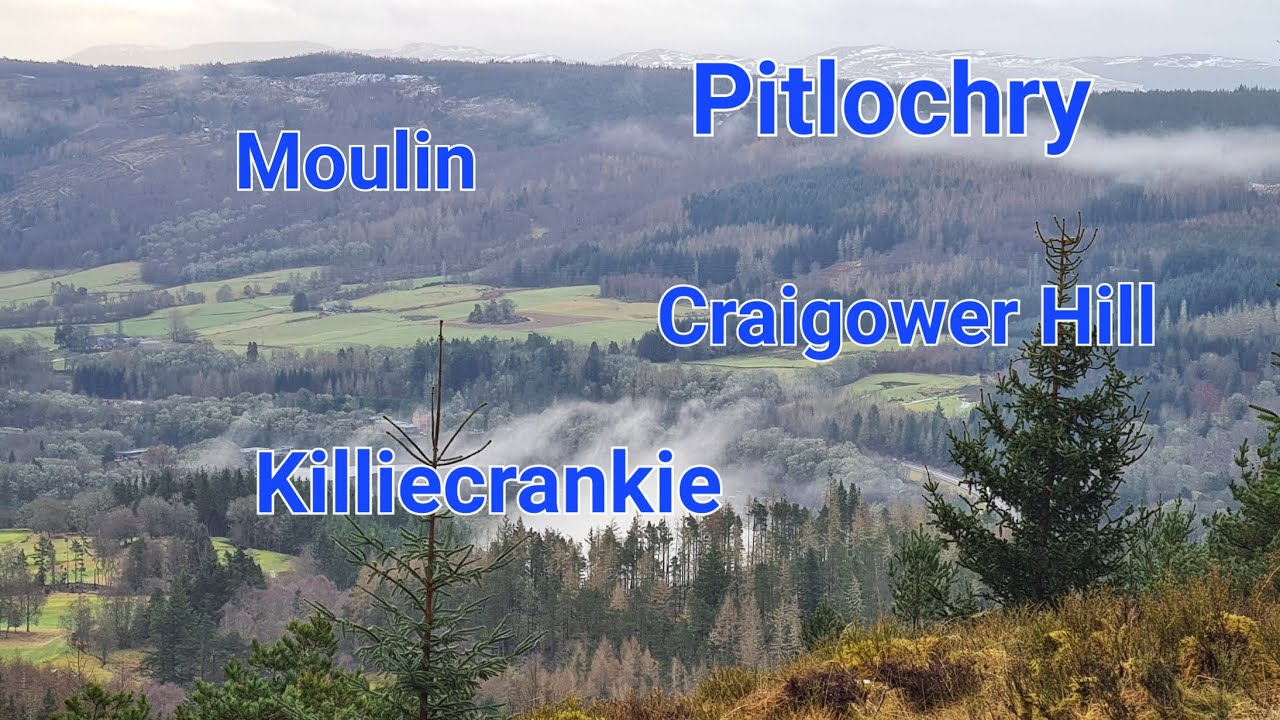 Moulin To Pitlochry Hike via Craigower, Killiecrankie(Jan 2024 Cally ...