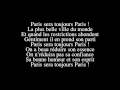 Zaz   Paris sera toujours Paris   (LYRICS / PAROLES )