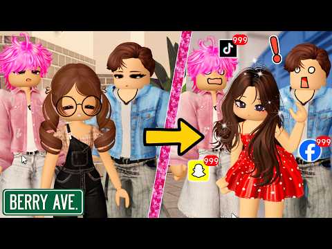 💖 The UGLY Girl Got IGNORED… So She Had A GLOW UP | Bunny Berry Roblox