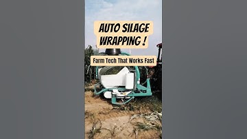 Automatic Silage Wrapping Machine in Action – Farm Tech at Its Best
