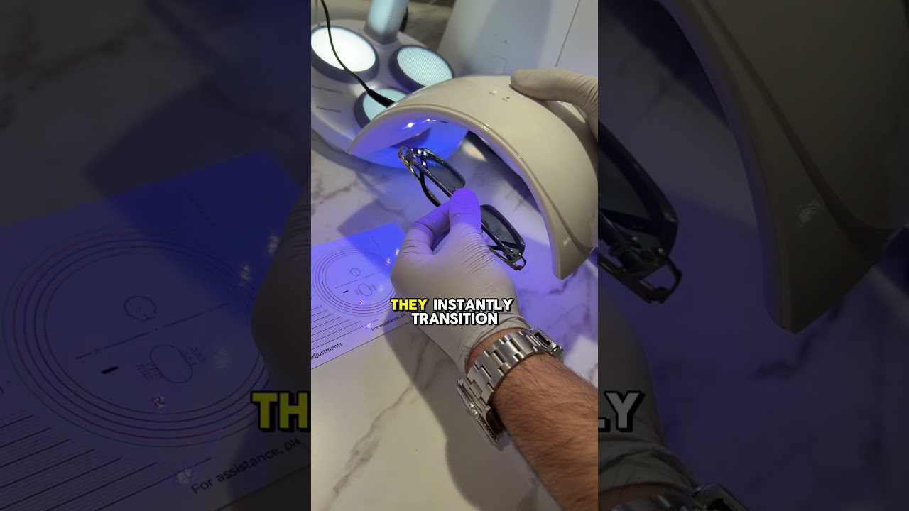 Custom Cazal 7100 Rimless Prescription Glasses | Transition Gen S Prescription Lenses 